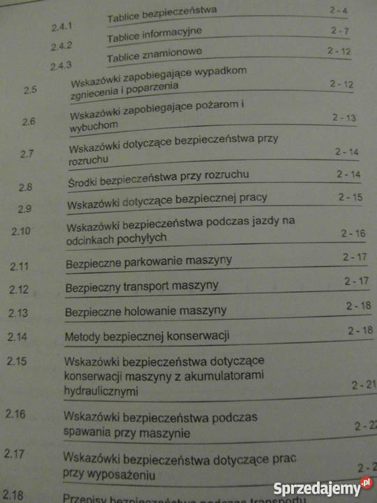 INSTRUKCJA OBSŁUGI DTR LIEBHERR L551 i iNNE Rok wydania 2008 Szczecin