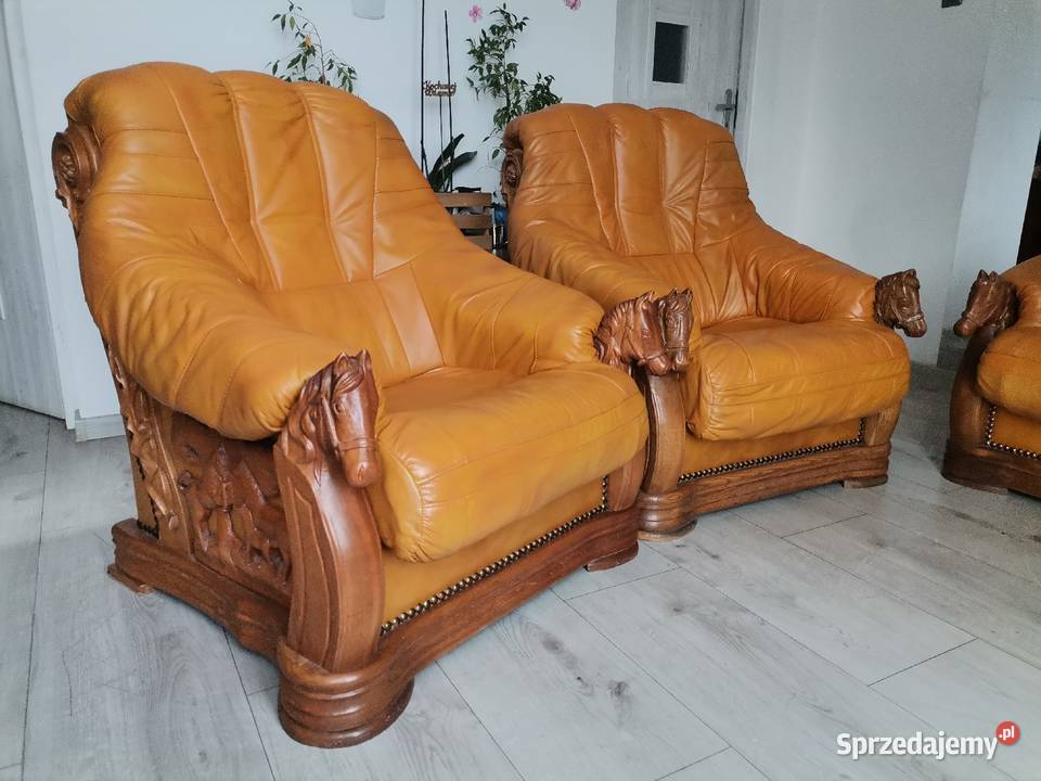 Skóra Kler Rzeźby konia Spanie Skorzany skóra naturalna Gorzów Wielkopolski