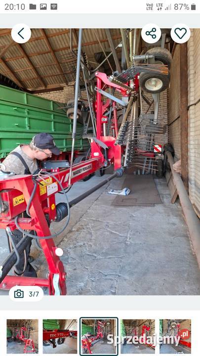Sprzedam zgrabiarkę dwukaruzelową nieuszkodzony Piaski