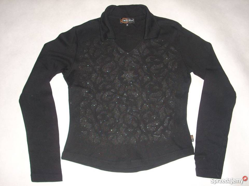 Bluzka Bluza Nadruk Brokat 36 38 S M małopolskie Nowy Sącz
