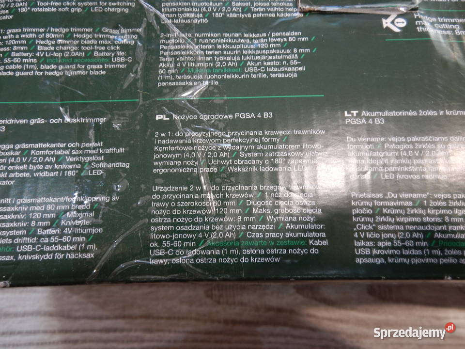 Nożyce Parkside PGSA 4 B3 Leżajsk