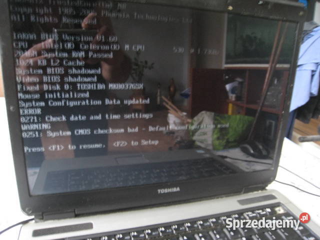 Laptop Toshiba Satellite A135