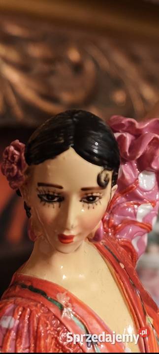 FIGURKA HISZPAŃSKIEJ TANCERKI FLAMENCO łódzkie Pabianice
