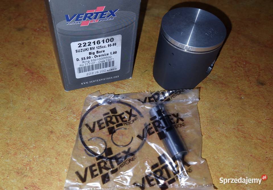 VERTEX TŁOK SUZUKI RM 125 9099 100MM5495MM Świętochłowice
