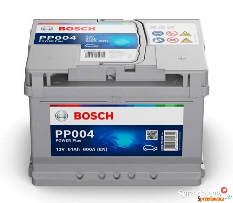 Akumulator 61Ah 600A EN Bosch PP004 Prawy Plus