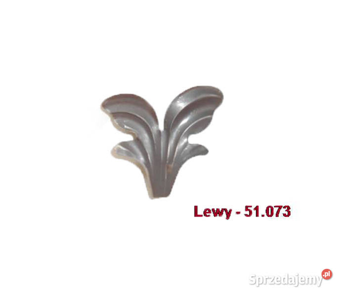 liść listek elementy kute 51073 51074 Targanice