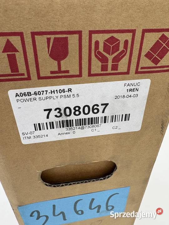 Fanuc A06B6077H106R Power Supply Pozostałe mazowieckie Warszawa sprzedam
