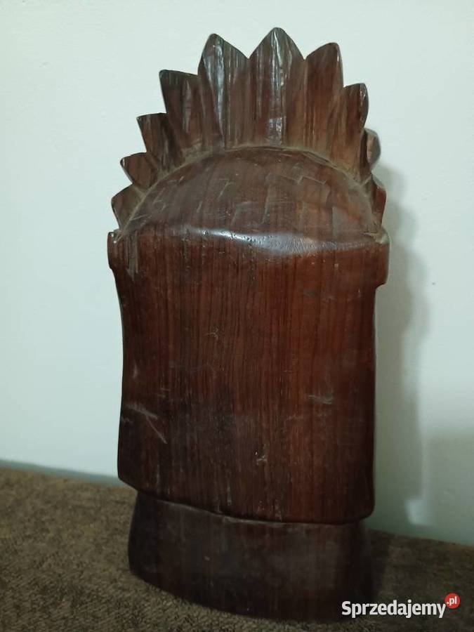 Figurka drewniana popiersie wodza 110 Stalowa Wola