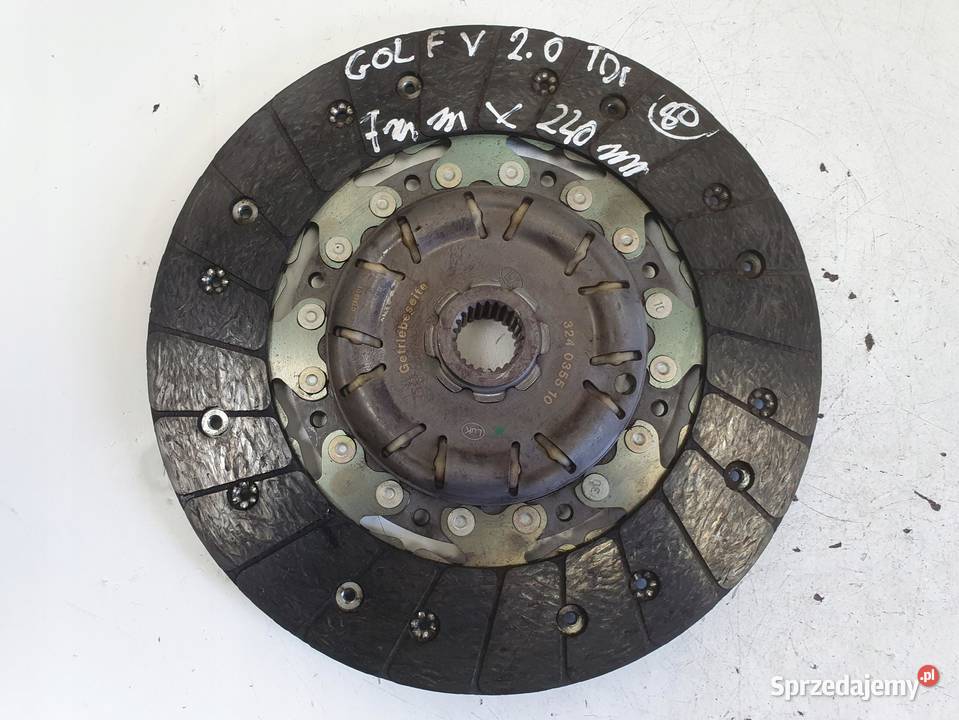 VW Golf V 20 TDI DOCISK TARCZA sprzęgło Chełm sprzedam
