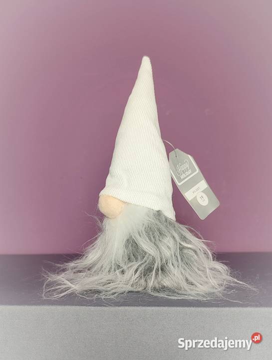 Skrzat świąteczny Krasnal Gnom Mikołaj ozdoba na