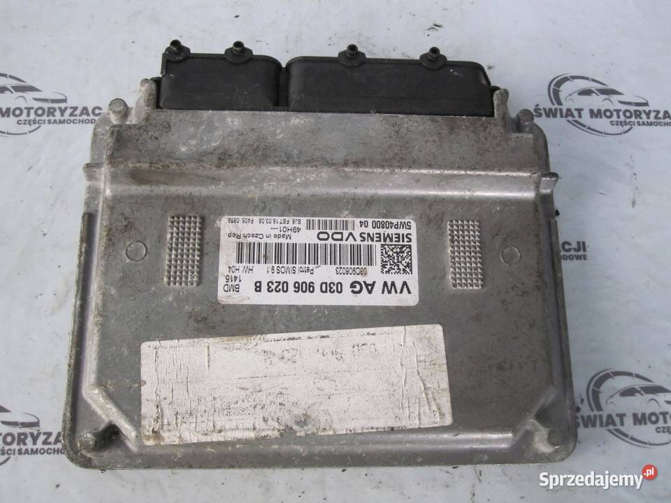 VW SKODA 12 B komputer sterownik silnika Części samochodowe świętokrzyskie