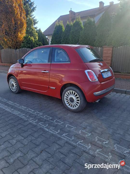 Fiat 500 12 70 benzyna Rok produkcji 2012 lubelskie sprzedam