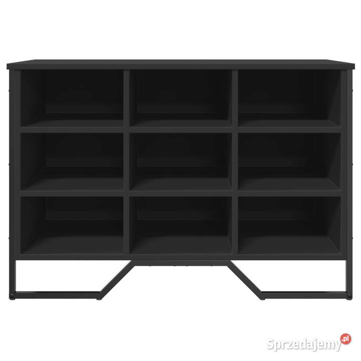 Szafka na buty czarna 90x38x615 materiał Warszawa