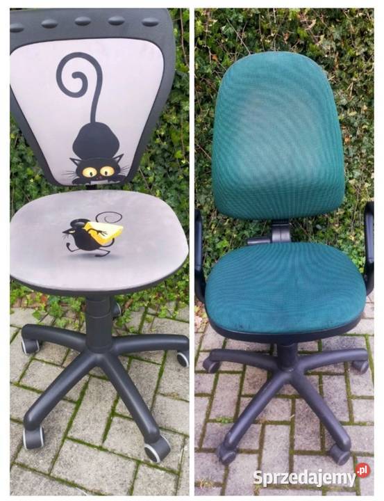 Fotel krzesło biurowe obrotowe na kółkach Orzesze