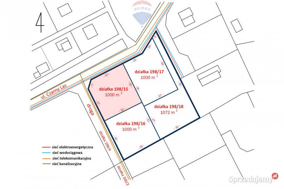 Działka 1000 m MPZP Kajetany gmina Nadarzyn asfalt