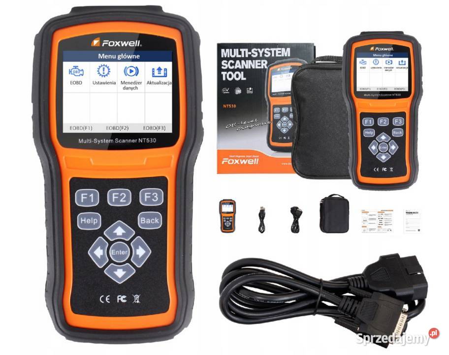 FOXWELL NT 530 FULL Tester diagnostyczny Jpolski Narzędzia diagnostyczne lubuskie