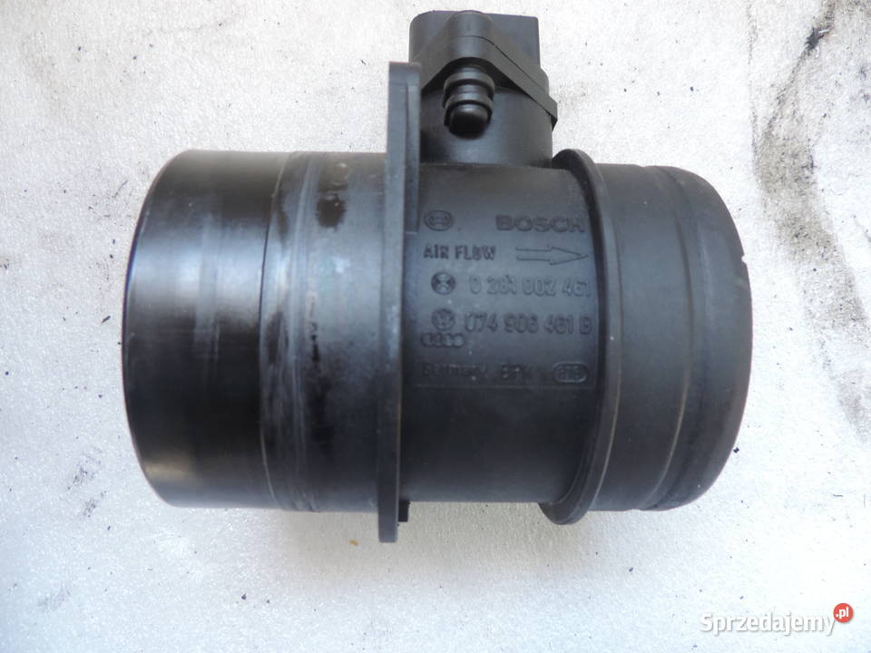 PRZEPŁYWOMIERZ VW AUDI BOSCH 0281002461 Rok produkcji 2006 Układ elektryczny małopolskie Nowy Sącz