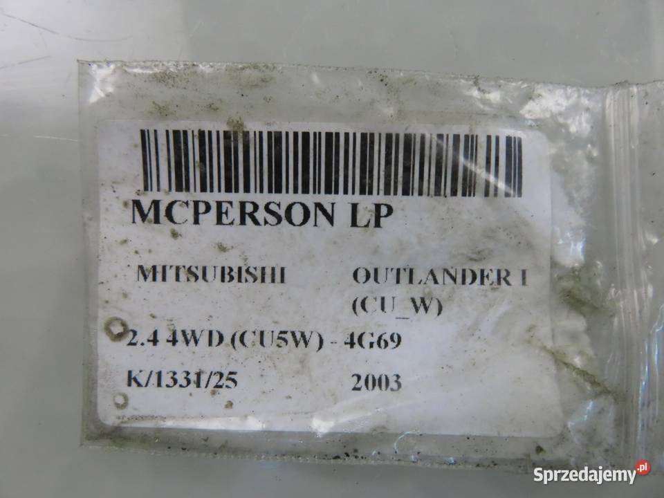 MCPERSON LEWY PRZEDNI MITSUBISHI OUTLANDER I 24