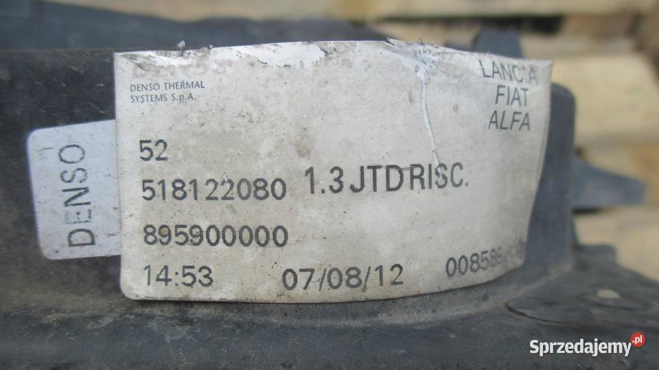 DOBLO II COMBO D 13 MULTIJET 12r wentylator