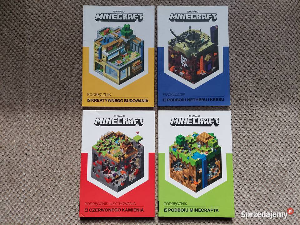 MINECRAFT kolekcja podręczników gracza w etui Poradniki Kraków