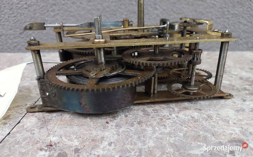 782 Mechanizm starego zegara ściennego Tczew