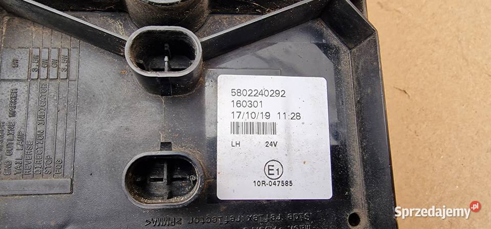IVECO LAMPA TYŁ LED 5802240292 lampy tylne Bieleń sprzedam