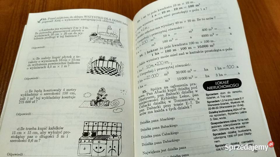 Matematyka 4 z plusem figury geometryczne zeszyt szkoła podstawowa Gdańsk