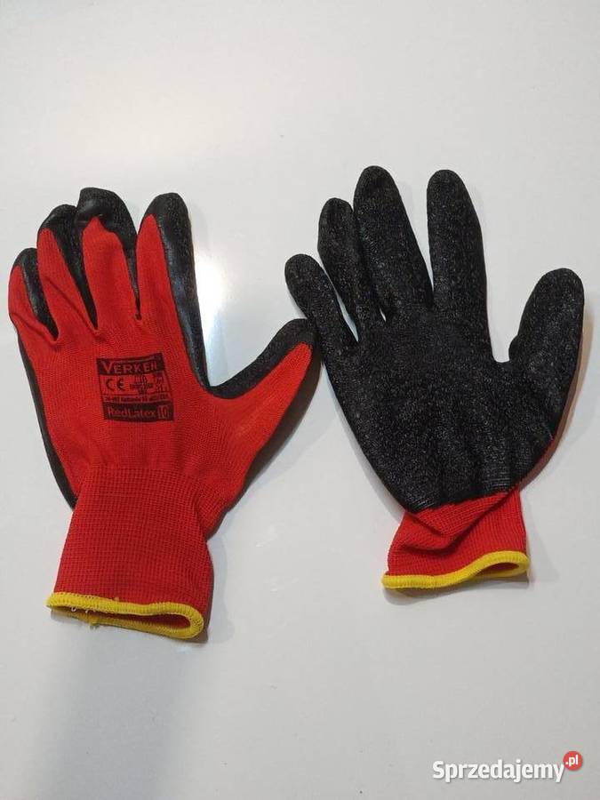 Rękawice robocze powlekane lateksem Verken Red sprzedam