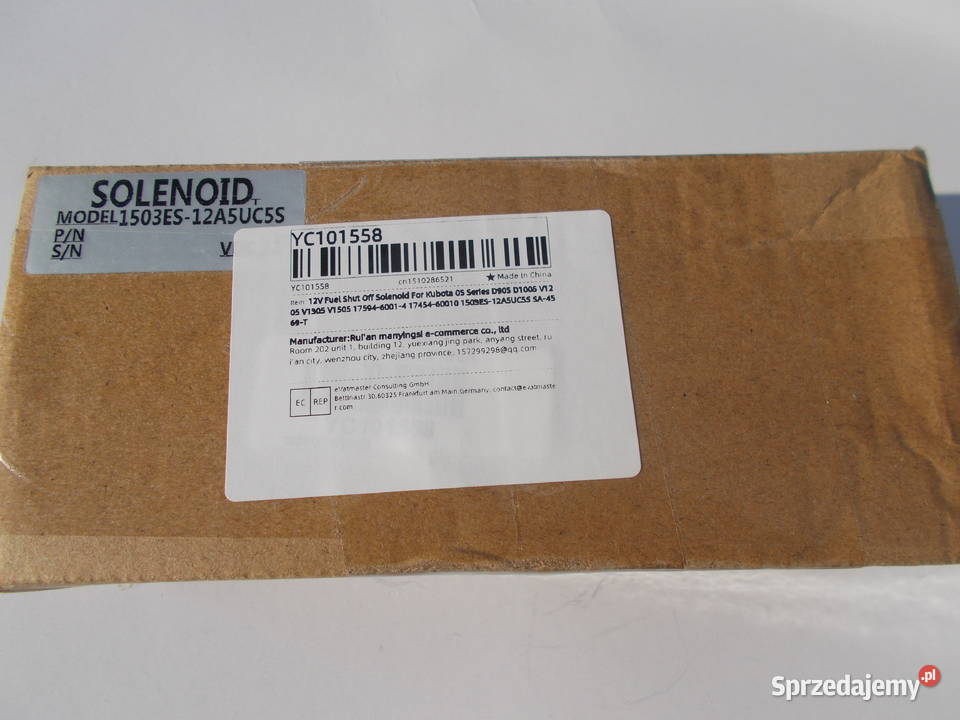 cewka gaszenia silnika kubota Kunów