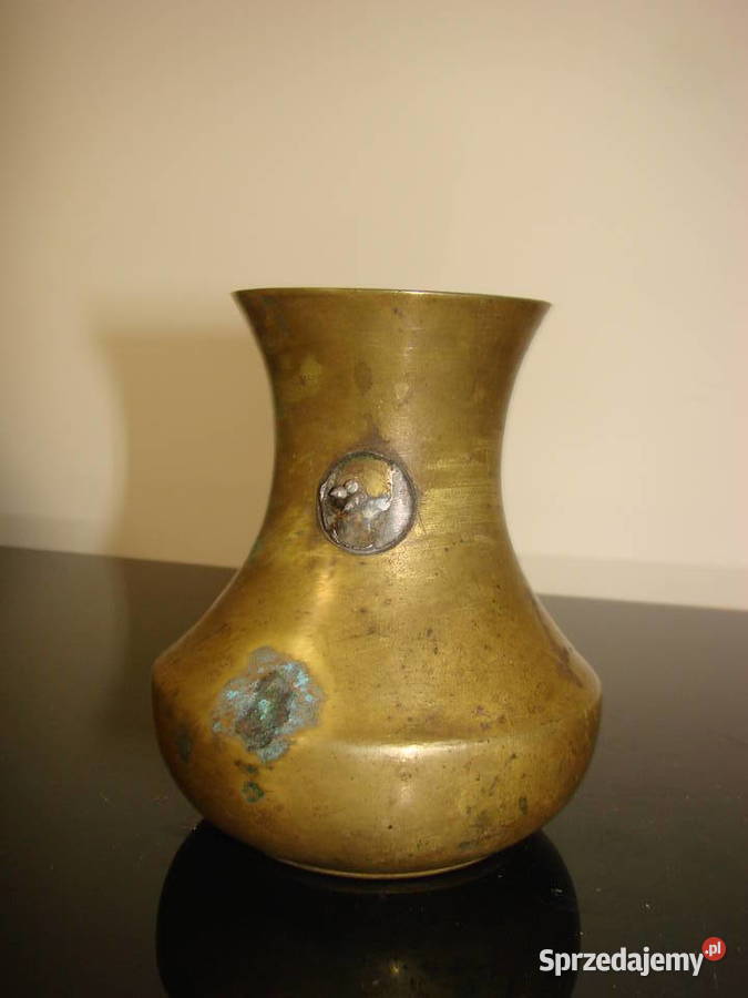 mosiężny wazonik CCCP Pruszcz Gdański