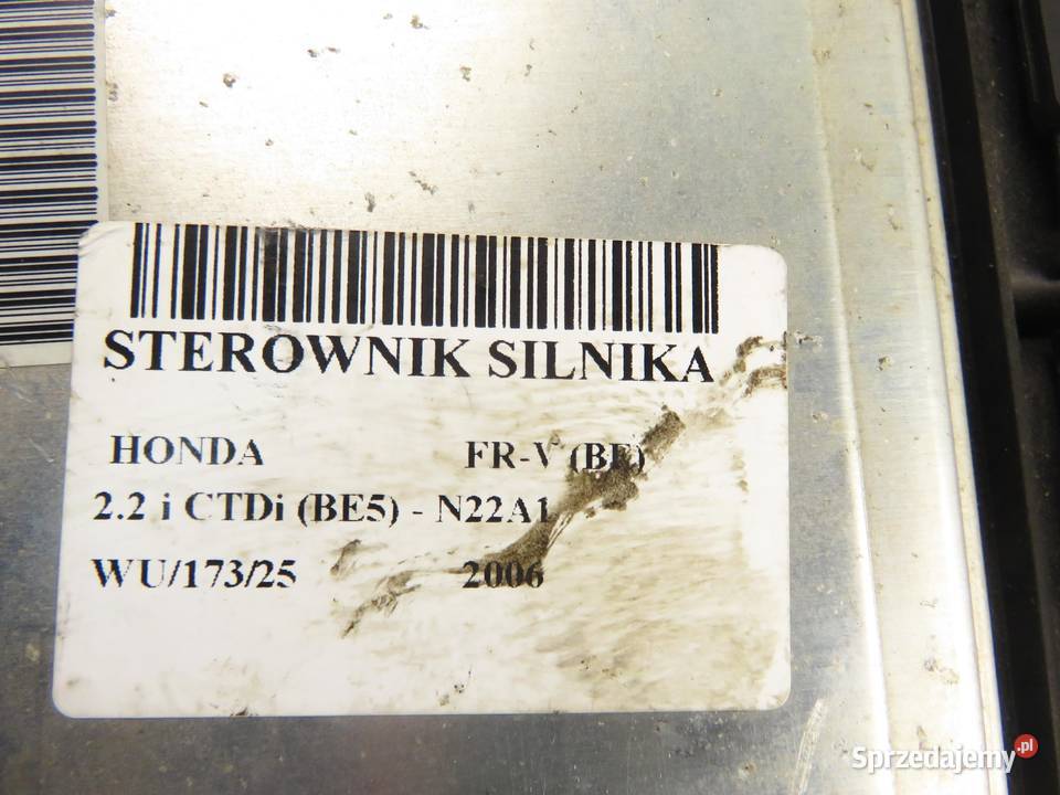 STEROWNIK HONDA FRV BE 22 i CTDi 140 N22A1