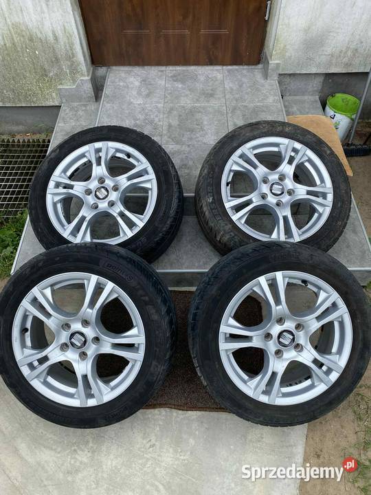 Felgi aluminiowe 16 5x100 opony VW SEAT AUDI Samochodowe mazowieckie Pionki