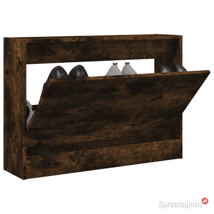 Szafka na buty przydymiony dąb 80x21x57 WM839914 Warszawa