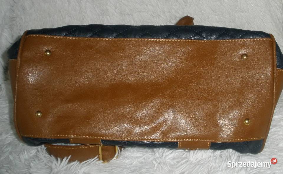 Torba damska skórzana granatowa Kraków