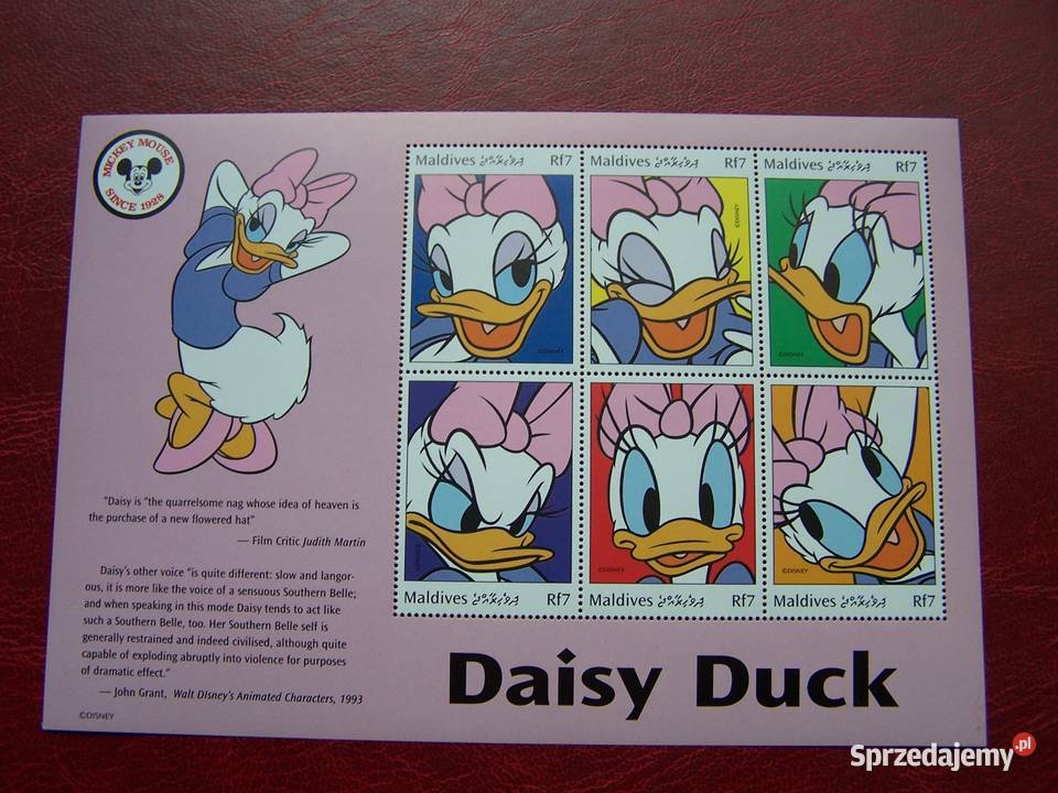Malediwy 1999 MNH Bajki Disneya Filatelistyka Tychy