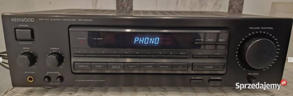 Wzmacniacz Kenwood KRA5040 amplituner amplituner Elektronika Międzychód