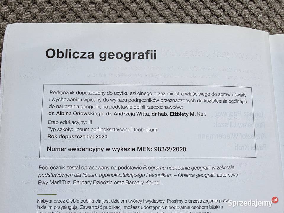 Oblicza geografii 2 zakres podstawowy