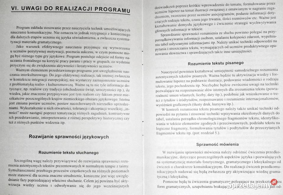 Program nauczania języka niemieckiego w Chełm