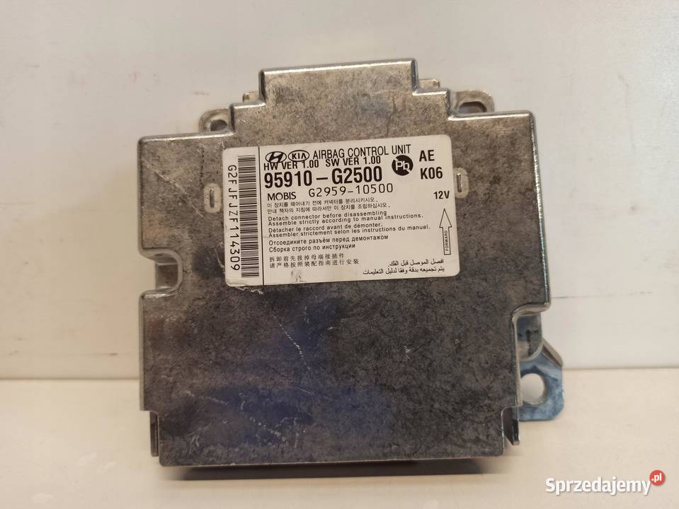MODUŁ SENSOR AIRBAG HYUNDAI IONIQ 95910G2500 dolnośląskie sprzedam