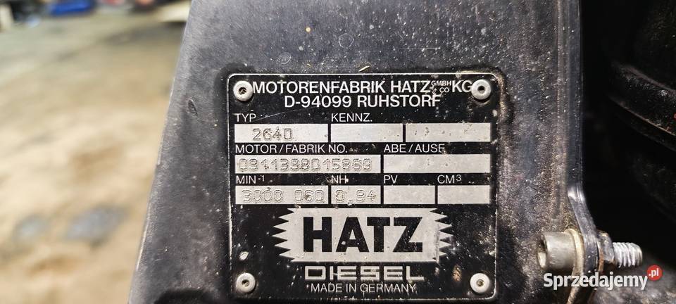 Silnik hatz 2g40 Silnik i osprzęt Dębica sprzedam