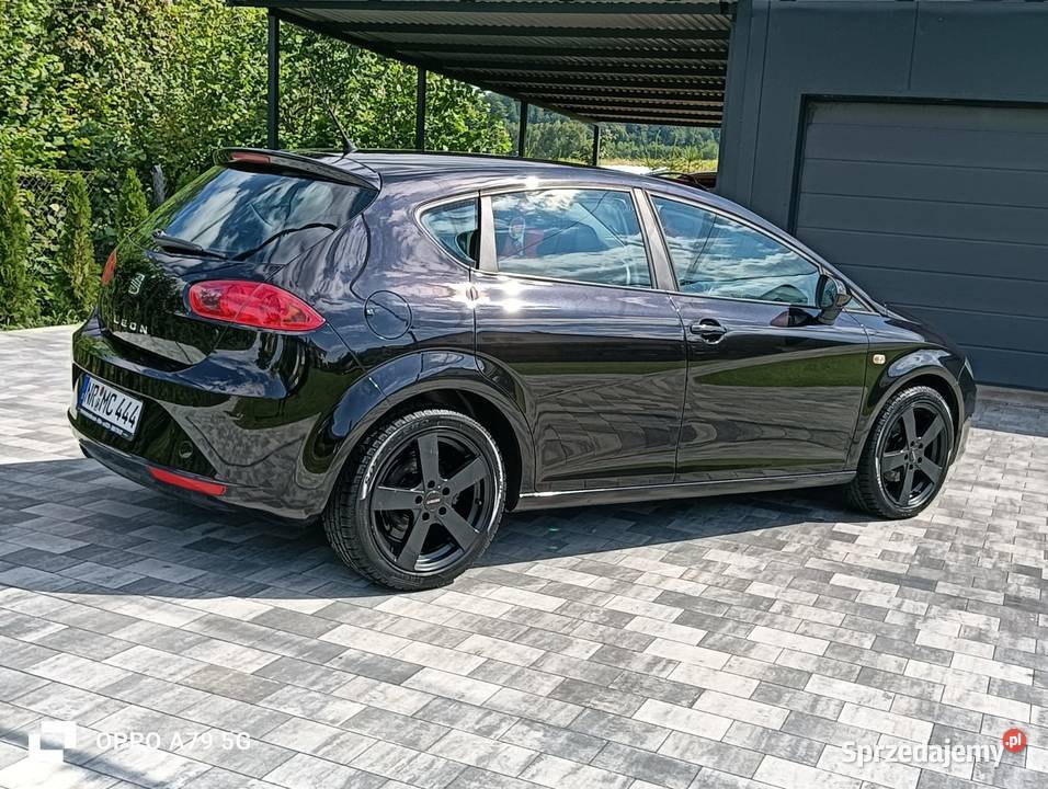 Seat Leon 2 FL 2009r 14 MPI Czarny Metalik podkarpackie Jasło