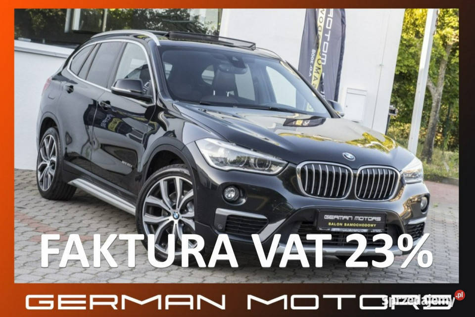BMW X1 Ledy Panorama Kamera Head Up Bezwypadkow gniazdo USB pomorskie