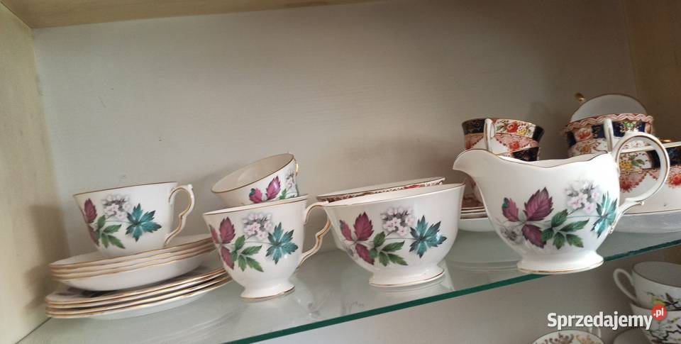 Filiżanka z talerzykiem deserowym Crown Royal Gdańsk