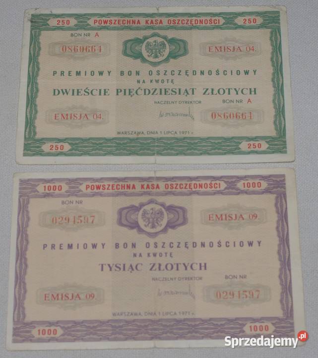 Zestaw bonów premiowych PKO Płock