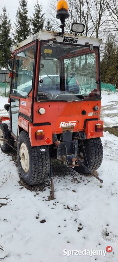 Traktorek Hako 3800D Hakotrac 40 pług szczotka podkarpackie Malinie sprzedam