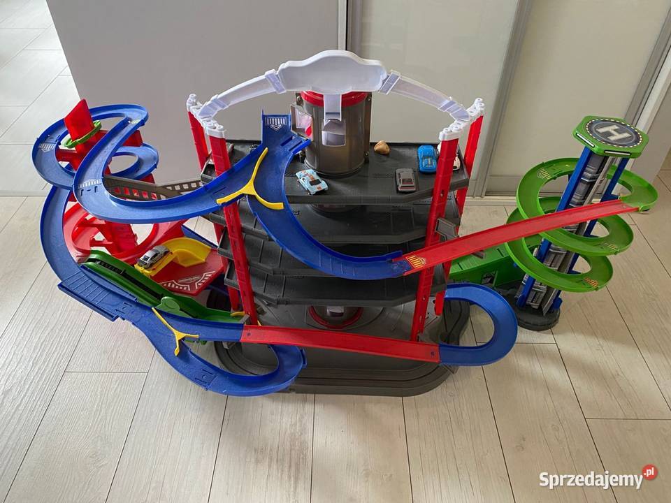 Zestaw Wielki Garaż Parking Super City Majorette