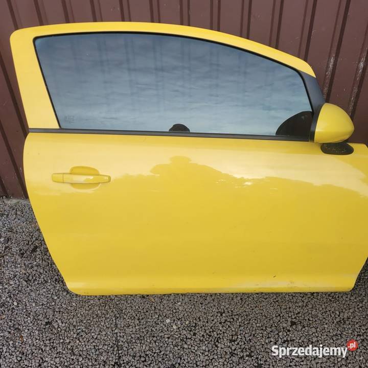 Drzwi Opel corsy wersja 3 drzwiowa prawe Rok produkcji 2008 Karoseria Radlin