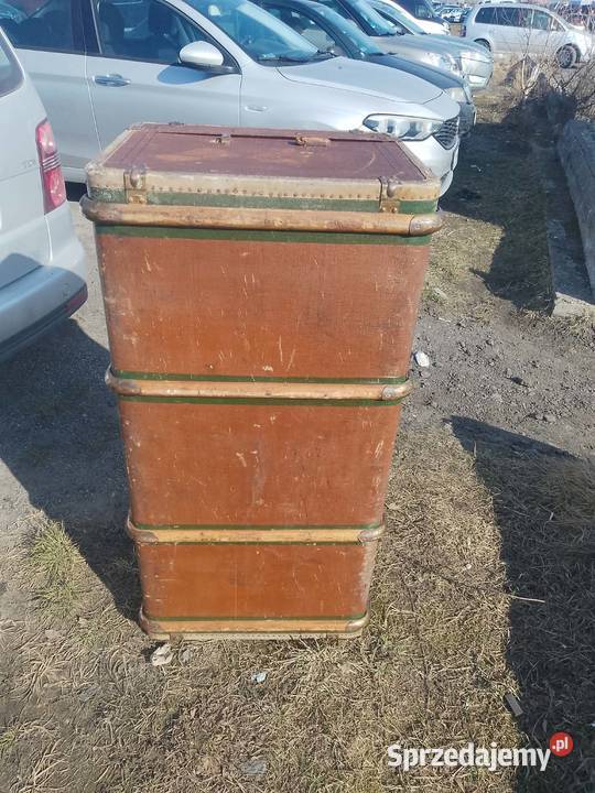 stary duzy kufer skrzynia zabytek antyk Legnica