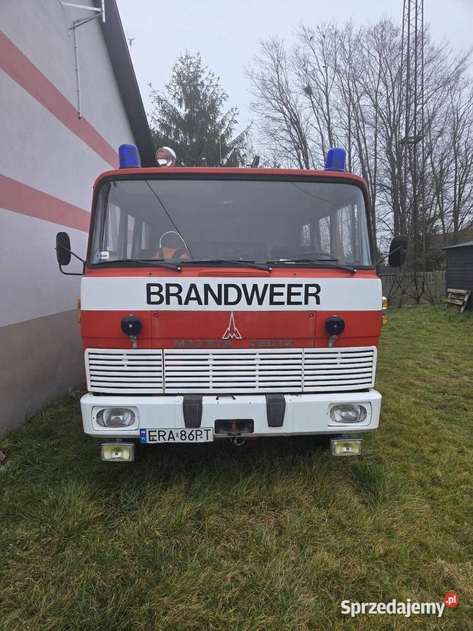 Magirus deutz 135 d 12 samochód pożarniczy wóz łódzkie Borzykowa