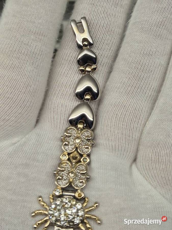 Vintage piękny biżuteryjny zegarek szwajcarski sprzedam